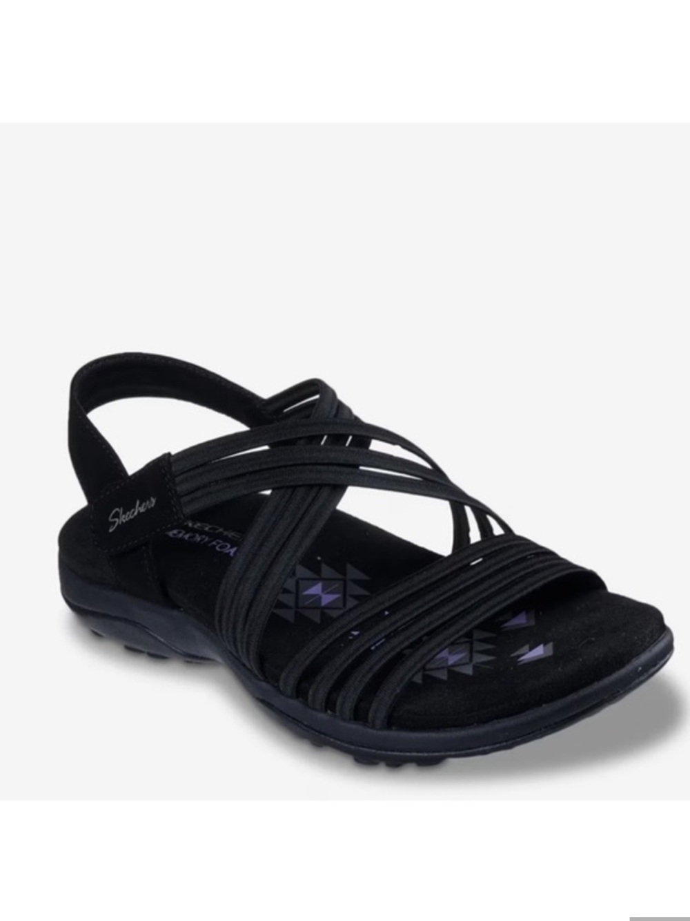 Skechers Reggae Slim Sunnyside 2.0 Sandal Size 6 Soft Comfortable Straps Elastic